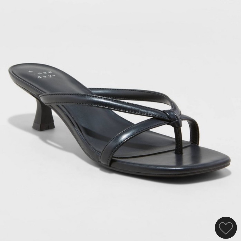 Women's Colleen Mule Heels - A New
Day™ Black 6.5